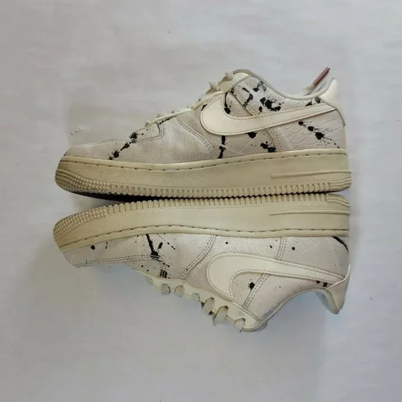 Nike Air Force 1 07 Lx Paint Splatter women size 6.5 - Picture 4 of 13